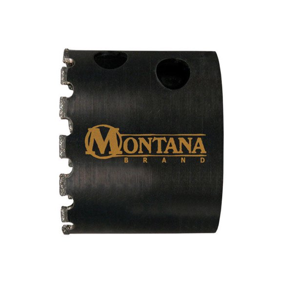 Sierra perforadora marca Montana con punta de carburo de 5,08 cm de diámetro