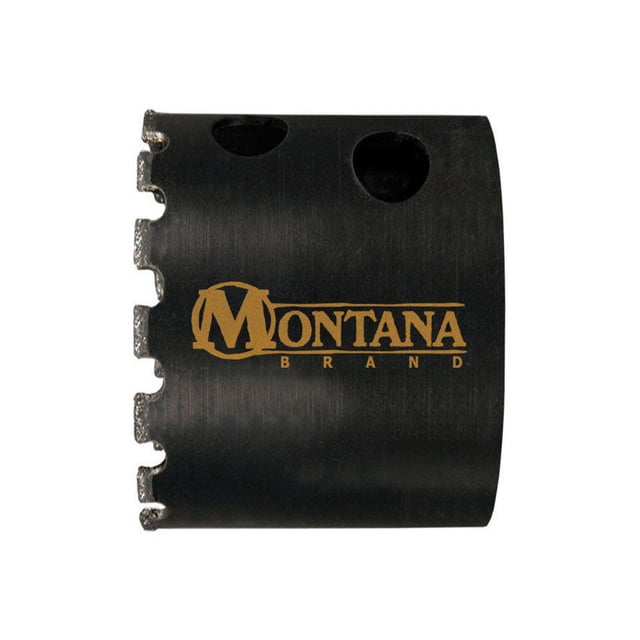 Sierra perforadora marca Montana con punta de carburo de 5,08 cm de diámetro