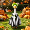 thumbnail image 5 of Porch Goose Clothes 23" Halloween Decor, Porch Goose Clothes 23 inch, Fits 19"/23" Cement Plastic Goose Statue Summer Garden Lawn Patio Yard Outdoor Decor, 5 of 9