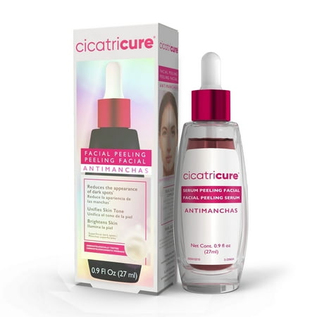 Cicatricure Face Peel, Antimanchas Facial Exfoliator Peeling Serum with AHA & PHA, Skin Glow, 0.9 fl oz