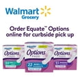 Equate Options Women's Incontinence Pads, Ultimate Absorbency, Long Length (102 Count)