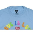 thumbnail image 3 of Care Bears Men's Love Is Love Rainbow Adult Short Sleeve T-Shirt, 3 of 5