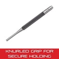 thumbnail image 4 of Empuñadura estriada de acero endurecido Drive Pin Punch Starrett de 10 cm, 4 of 7