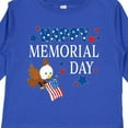 thumbnail image 4 of Inktastic Happy Memorial Day Eagle Boys or Girls Long Sleeve Toddler T-Shirt, 4 of 5