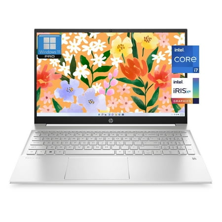 New HP Pavilion 15t-eg300 Laptop, 15.6" FHD ,Intel Core i7-1355U,up to 5.0Ghz,32GB RAM,1TB SSD ,Backlit Keyboard ,Webcam, HDMI,Wifi 6,Bluetooth,Windows 11 Pro Silver