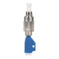 thumbnail image 3 of Adaptador de fibra a LC (hembra , macho LC) de rendimiento, reemplaza al robusto adaptador de fibra óptica, conector acoplador óptico. Azul, 3 of 8