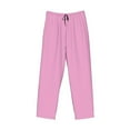 thumbnail image 4 of Balery Men'S Pink Pants,Sleepwear Pants,Pajama Pants,Pj Bottoms Drawstring And Pockets-Small, 4 of 9