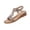 Gold, variant on Wedge Sandals for Women Dressy: Rhinestone Low Wedge Sandal - Comfortable Elastic Strappy Sandals - Summer Walking Sandals Silver 37