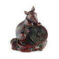 thumbnail image 1 of Estatua Feng Shui Figura de Rata Color Madera Roja 10 cm, 1 of 1
