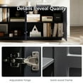 thumbnail image 7 of 59" Sideboard Buffet Cabinet With Storage,Modern Accent Storage Cabinet With 4 Doors & Shelves ,Wood Coffee Bar Table Consolefor Living Room,Dining Room,Hallway, 7 of 7