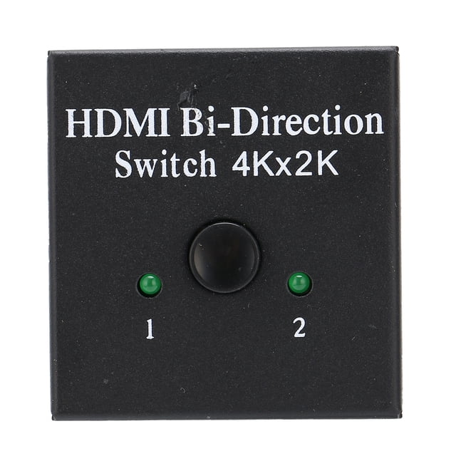 Bi Direction Switch, 4K High Definition Displayport Splitter Lightweight Portable Easy Installatiom High Resolution for Laptop for Computer