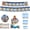 NTZ22, variant on Party Supplies One Piece Birthday Party Supplies and Decorations Set - Includes Tableware Set and Happy Birthday Banner