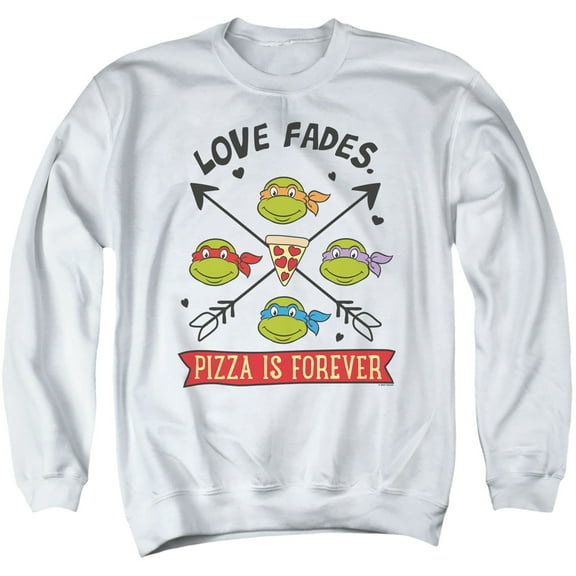 TMNT Teenage Mutant Ninja Turtles Pizza Is Forever Unisex Adult Crewneck Sweatshirt