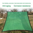 thumbnail image 4 of Ohmyroo Green Rectangle Sun Shade Sail 95% UV Protection 185GSM HDPE Canopy With 26ft Rope For Patio Pool Garden 6.5x10 Ft, 4 of 9