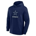 thumbnail image 2 of Men's Fanatics Navy Dallas Cowboys Elements Blaze Tri-Blend Long Sleeve Hoodie T-Shirt, 2 of 3