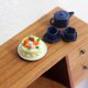 thumbnail image 4 of Hesroicy 1 juego de tartas para casa de muñecas, de alta reducción, irrompibles, indecolorables, coleccionables, con flores de colores, modelo de mini tarta, accesorio para casa de muñecas, 4 of 8