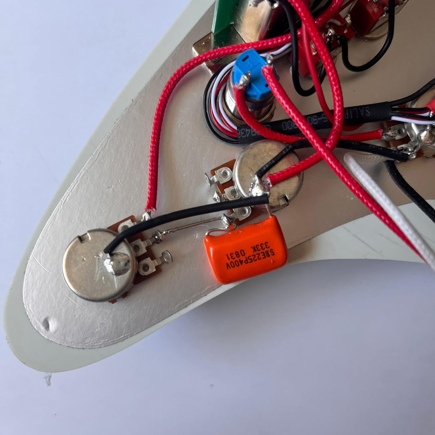 HSH Prewired Guitar Strat Pickguard Set,Humbucker Pickups Coil Splitting Switch Multi Switch Harnesses,For Fender St Electric Guitar Replacement Part