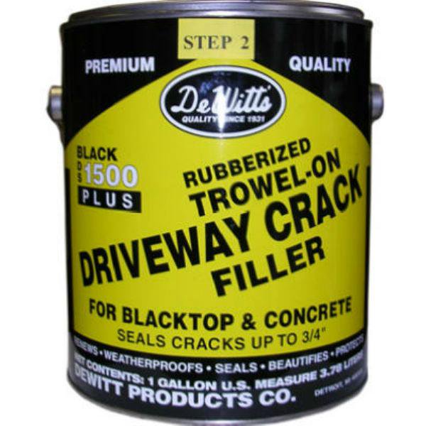 New DeWitt's 5051 Trowel Grade Crackfiller, DS1500Plus, 16 Oz, Black