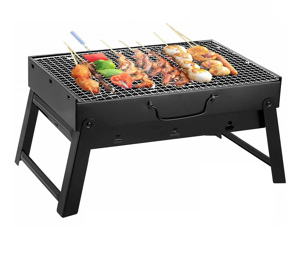 Portable Grill Charcoal Bbq Folding Barbecue Stove Camping Outdoor