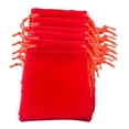 thumbnail image 6 of 2-4 pieces 50Pcs Soft Velvet Drawstring Pouch Wedding Favor Pouch / Gift Bag 2 Pcs, 6 of 10