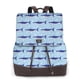 thumbnail image 1 of Disketp Cute Shark Mochila de Cuero para Mujer, Bolso de Espalda Antirrobo con Estilo para Viaje, Trabajo y Uso Diario, 1 of 4