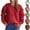 Style1-Red winter coats for women, variant on 2025 Women's Cable Knit Cardigan Sweaters Fashion Long Sleeve Button Down Crewneck Jackets Coat Loose Casual Ribbed Knit Sweater Coats Warm Winter Front Cardigan Red M