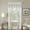White, variant on Achim Fairfield 5 Piece Window Curtain Set - 55x63 - White