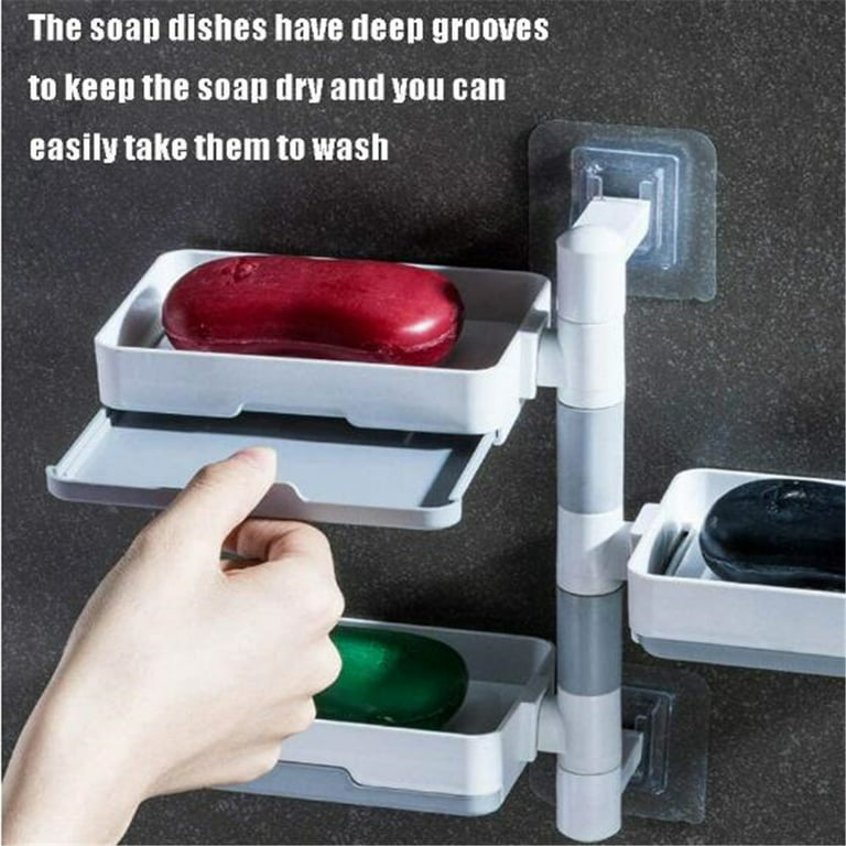 2/3 Layers New Version Super Powerful Self-Adhesive Soap Dish