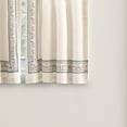 thumbnail image 3 of Ellis Curtain Richmark 1.5" Rod Pocket Tailored Tier for Windows 70" x 36" Natural, 3 of 5