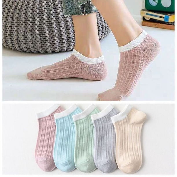 Calcetines náuticos de otoño e invierno para adultos, calcetines invisibles para hombres y mujeres