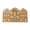 Brown #3, variant on Christmas House Floor Mat Entrance Non Slip Foot Mat | Brown Pvc Silk Ring 40X60X1Cm/15.74X23.62X0.39In | Stain Resistance | Wear Resistance | 1Pcs | 650G/1.43Lb | Christmas Cabin Pattern Mats