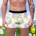 Boxers for Men Breathable Men's Underwear Print Men's Boxer Mens