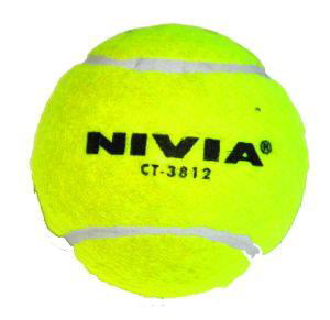 Yellow Pack of 6 Nivia Heavy Weight Junior Tennis Cricket Ball 