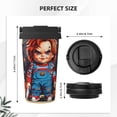 thumbnail image 4 of Saiise Chucky Print Travel Coffee Mug 16oz,Insulated Coffee Mug to Go,Reusable Coffee Travel Mug with Seal Lid,Vacuum Stainless Steel Coffee Cups for Hot/Ice Coffee Tea, 4 of 8