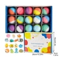 thumbnail image 3 of 2026 Colorful Bath Bomb Gift Set, 15 Fizz Balls with Surprise Small animals Figurines, 3 of 7