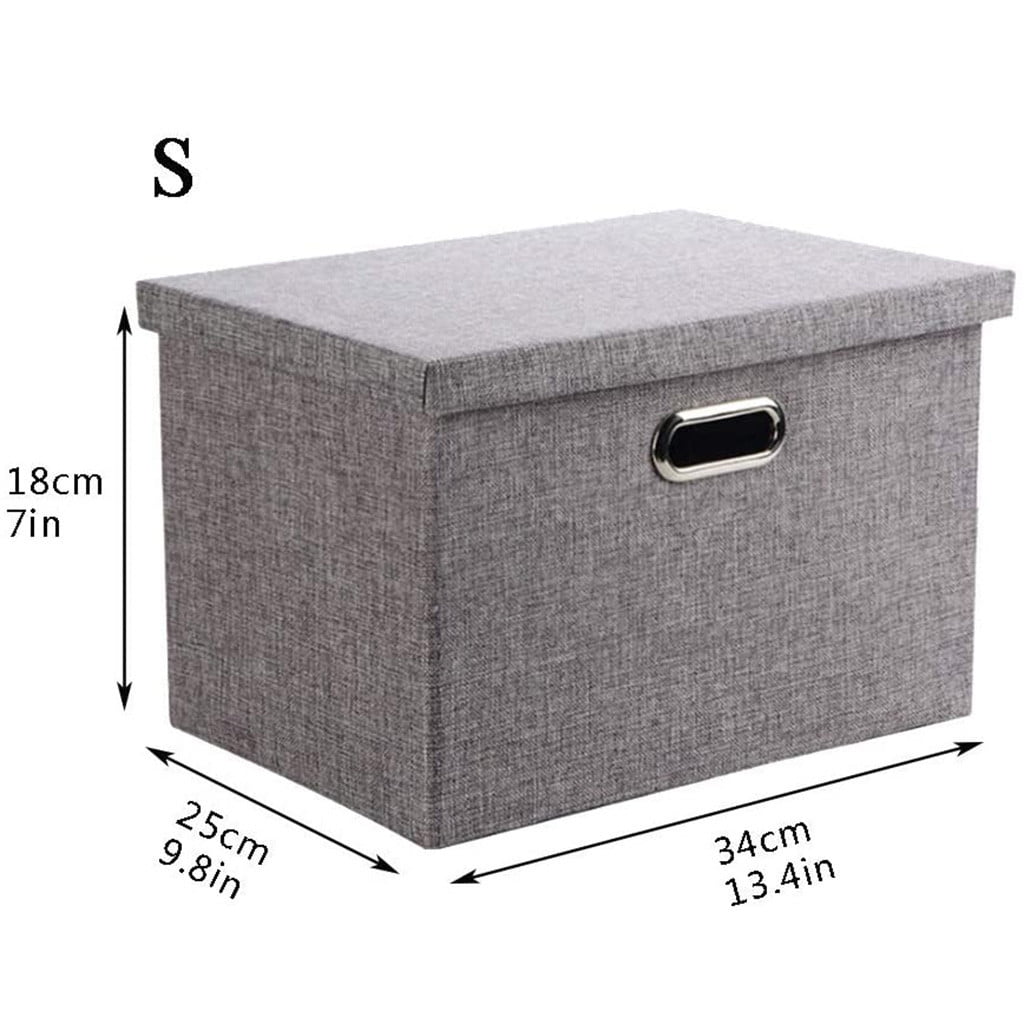 Drawer Storage, Storage Box Linen Fabric Clothing Basket Bins Toy Box Organizer, Storage Drawers