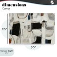 thumbnail image 4 of Stupell Industries Contemporary Dynamic Earthy Shapes Canvas Art, 30 x 20, by Kippi Leonard, 4 of 8