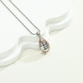 thumbnail image 4 of Always In My Heart - Teardrop Urn Necklace for Ashes With Flower Decorative Design Cremation Jewelry for Ashes Flower Urn Necklace w/Funnel Filler Memorial Keepsake Jewelry for Women, 4 of 8