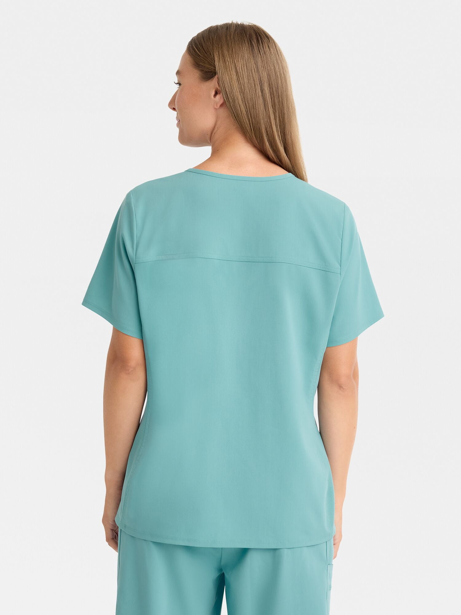 Reebok Women's Tech Comfort 3 Pocket V Neck Scrub Top, 1 Pack, Sizes S - 3XL