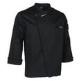 thumbnail image 2 of Chaqueta de chef unisex para hombre, camisa de manga larga, , chaqueta de panadero, cocina, hotel, uniforme de chef, ropa de trabajo con botones - negro talla única Sunnimix Hombres Mujeres Chef Coat, 2 of 8