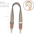 thumbnail image 2 of Wide wallet strap replacement strap adjustable crossbody bag strap grey Wide wallet strap replacement strap adjustable crossbody bag strap grey, 2 of 5