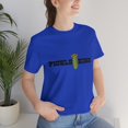 thumbnail image 4 of Pickle King T-shirt Unisex, Funny Pickle Lover Short Sleeve Tee, Blue, Large, 4 of 9
