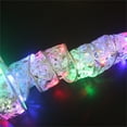 thumbnail image 2 of 32.8 ft Christmas Ribbon Fairy Lights Christmas Lights Lighted Ribbon Garland for Christmas Tree Garland Christmas Decorations Indoor Outdoor Party Decorations, 2 of 5
