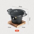 thumbnail image 2 of Mini horno de alcohol, placa de barbacoa, herramienta de cocina individual desmontable para Camping, Picnic, 2 of 9