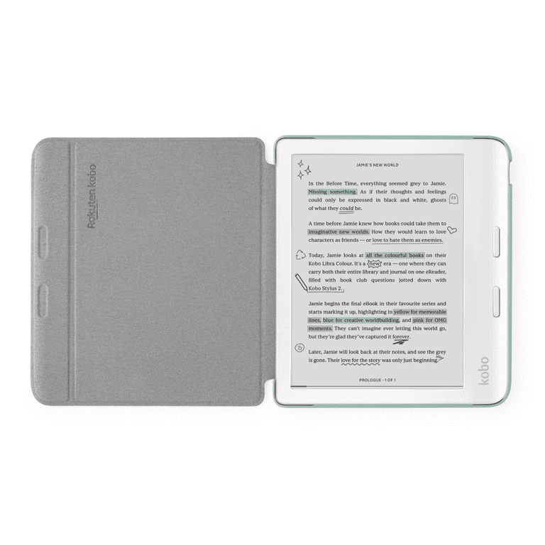 Free Shipping! Kobo Libra Colour White eReader with Garden Free Shipping! Kobo Libra Colour White eReader with Garden