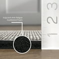thumbnail image 2 of nuLOOM Casual Braided Anti Fatigue Kitchen or Laundry Room Comfort Mat, 20" x 42", Light Grey, 2 of 5