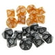thumbnail image 1 of Dados De Diez Caras De 20 Piezas D10 Die Para D&D RPG Party Game Toy Coffee & Black Sunnimix Dados de acrílico de diez caras, 1 of 7