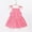 Hot Pink, variant on Wavsuf Children Girls Casual Dresses Printed Hot Pink Children's Clothing Size 12-18 Months