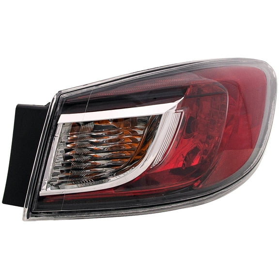Dorman 1611647 Passenger Side Tail Light Assembly for Specific Mazda Models
