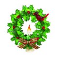 thumbnail image 2 of Cardinal on a Wreath Acrylic Nightlight, 2 of 3